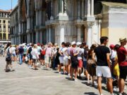 Tiempos de espera en los monumentos de Venecia